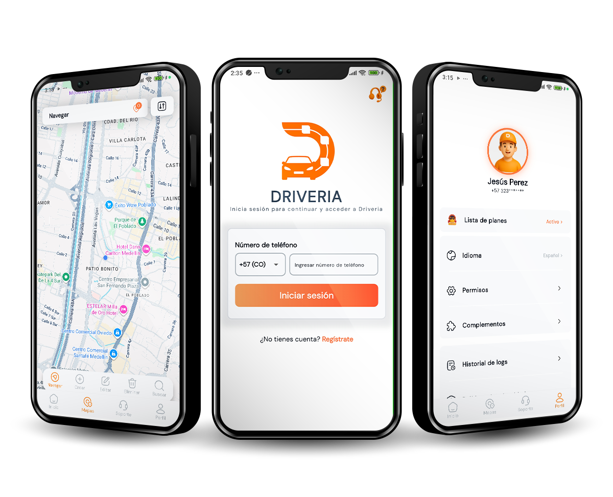 Pantalla de Driveria 1